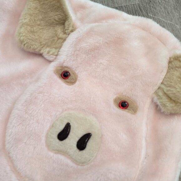 Vintage 1984 Pillow case By Sis Plush Pig Pillow Case Cover With Loop tail - Picture 6 of 7